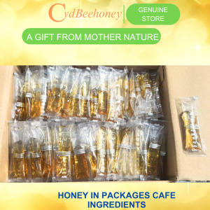 Honey Sticks, convenient for cafes, pizza shops, restaurants, airline meals CvdBeehoney.